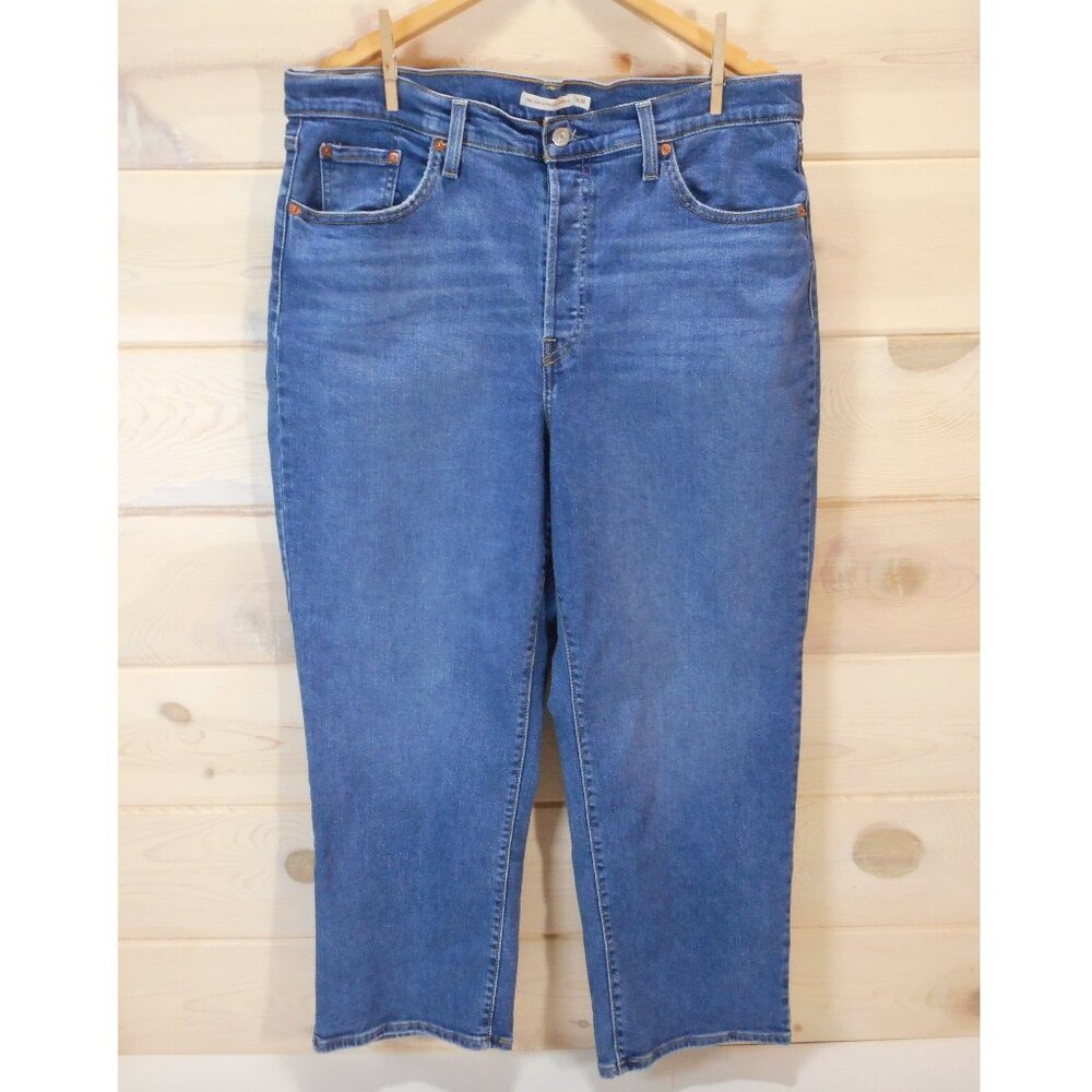 Levi's Blue Cropped Ankle Jeans
